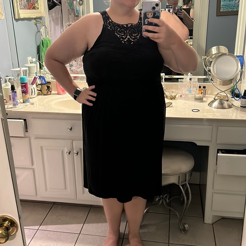 Soma XL black dress
